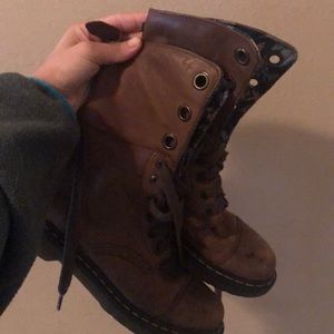 Brown Leather doc martens